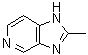 2-甲基-1H-咪唑并[4,5-c]吡啶分子结构 (CAS 63604-59-1)