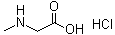 Sarcosine hydrochloride molecular structure (CAS 637-96-7)