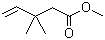 3,3-二甲基-4-戊烯酸甲酯分子结构 (CAS 63721-05-1)