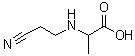 N-(2-Cyanoethyl)-DL-alanine molecular structure (CAS 63905-32-8)