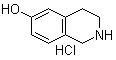 1,2,3,4-四氢-6-羟基异喹啉盐酸盐分子结构 (CAS 63905-73-7)