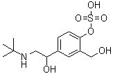 alpha1-[[(1,1-Dimethylethyl)amino]methyl]-4-(sulfooxy)-1,3-benzenedimethanol molecular structure (CAS 63908-03-2)