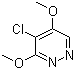 4-Chloro-3,5-dimethoxypyridazine molecular structure (CAS 63910-48-5)