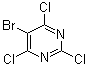 5-溴-2,4,6-三氯嘧啶分子结构 (CAS 63931-21-5)