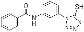 N-(3-(5-Mercapto-1H-tetrazol-1-yl)phenyl)benzamide molecular structure (CAS 63967-10-2)
