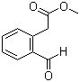 2-(2-甲酰基苯基)乙酸甲酯分子结构 (CAS 63969-83-5)