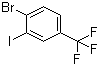4-溴-3-碘三氟甲苯分子结构 (CAS 640280-28-0)