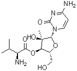 Valopicitabine分子结构 (CAS 640281-90-9)