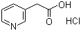 吡啶-3-乙酸盐酸盐分子结构 (CAS 6419-36-9)