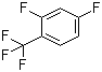 2,4-二氟三氟甲基苯分子结构 (CAS 64248-61-9)
