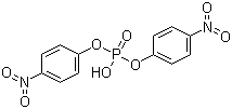 Bis(4-nitrophenyl) phosphate molecular structure (CAS 645-15-8)
