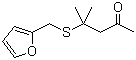 4-糠硫基-4-甲基-2-戊酮分子结构 (CAS 64835-96-7)