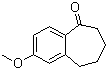 2-Methoxy-6,7,8,9-tetrahydrobenzocyclohepten-5-one molecular structure (CAS 6500-65-8)