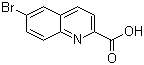 6-溴-2-喹啉甲酸分子结构 (CAS 65148-10-9)
