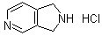 2,3-二氢-1H-吡咯并[3,4-c]吡啶盐酸盐分子结构 (CAS 651558-58-6)