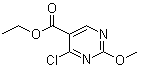 4-氯-2-甲氧基嘧啶-5-羧酸乙酯分子结构 (CAS 65269-18-3)