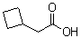 Cyclobutaneacetic acid molecular structure (CAS 6540-33-6)