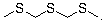 Bis(methylthiomethyl) sulfide molecular structure (CAS 6540-86-9)