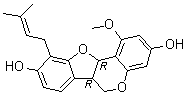 1-甲氧基菜豆素分子结构 (CAS 65428-13-9)