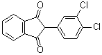 2-(3,4-二氯苯基)-1H-茚-1,3(2H)-二酮分子结构 (CAS 6549-60-6)