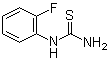 N-(2-氟苯基)硫脲分子结构 (CAS 656-32-6)