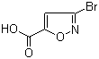 3-溴异恶唑-5-甲酸分子结构 (CAS 6567-35-7)