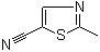 2-甲基噻唑-5-甲腈分子结构 (CAS 65735-10-6)