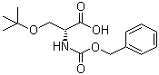 N-(Benzyloxycarbonyl)-O-tert-butyl-D-serine molecular structure (CAS 65806-90-8)