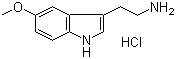 5-甲氧基色胺盐酸盐分子结构 (CAS 66-83-1)