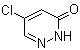 5-氯哒嗪-3(2H)-酮分子结构 (CAS 660425-07-0)