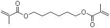 1,6-己二醇二甲基丙烯酸酯分子结构 (CAS 6606-59-3)