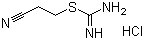 2-(2-Cyanoethyl)isothiourea monohydrochloride molecular structure (CAS 6634-40-8)