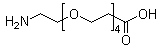 3-[2-[2-[2-(2-Aminoethoxy)ethoxy]ethoxy]ethoxy]propionic acid molecular structure (CAS 663921-15-1)