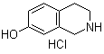 7-羟基-1,2,3,4-四氢异喹啉盐酸盐分子结构 (CAS 66393-01-9)