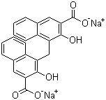 Sodium pamoate molecular structure (CAS 6640-22-8)