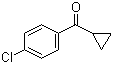 4-氯苯基环丙基甲基酮分子结构 (CAS 6640-25-1)