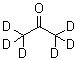 Hexadeuteroacetone molecular structure (CAS 666-52-4)