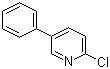 2-氯-5-苯基吡啶分子结构 (CAS 66600-05-3)