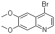 4-Bromo-6,7-dimethoxyquinoline molecular structure (CAS 666734-51-6)
