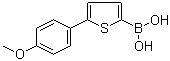 [5-(4-甲氧基苯基)-2-噻吩基]硼酸分子结构 (CAS 666861-29-6)