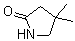 4,4-二甲基-2-吡咯烷酮分子结构 (CAS 66899-02-3)