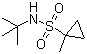 N-tert-Butyl-1-methylcyclopropane-1-sulfonamide molecular structure (CAS 669008-25-7)