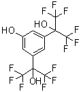 5-羟基-alpha,alpha,alpha',alpha'-四(三氟甲基)-1,3-苯二甲醇分子结构 (CAS 669768-28-9)