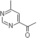 4-乙酰基-6-甲基嘧啶分子结构 (CAS 67073-96-5)