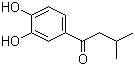 1-(3,4-Dihydroxyphenyl)-3-methyl-1-butanone molecular structure (CAS 67239-25-2)