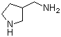 3-Pyrrolidinemethanamine molecular structure (CAS 67318-88-1)