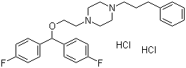 Vanoxerine dihydrochloride molecular structure (CAS 67469-78-7)