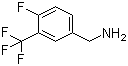 4-氟-3-三氟甲基苄胺分子结构 (CAS 67515-74-6)