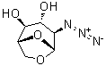 1,6-脱水-2-叠氮基-2-脱氧-beta-D-吡喃葡萄糖分子结构 (CAS 67546-20-7)