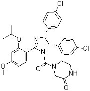 Nutlin 3b分子结构 (CAS 675576-97-3)